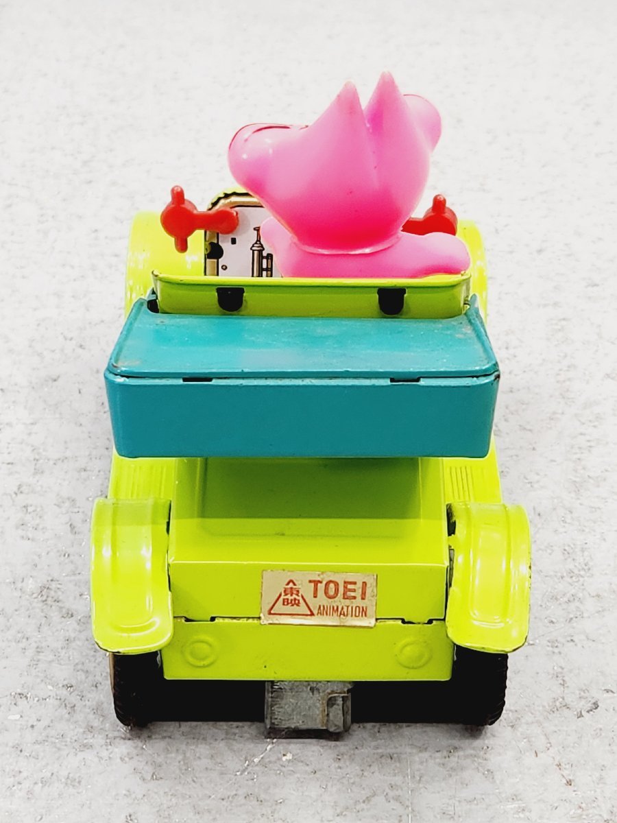 野村トーイ ニャロメ自動車 ブリキ ソフビ 赤塚不二夫 昭和レトロ 同梱 