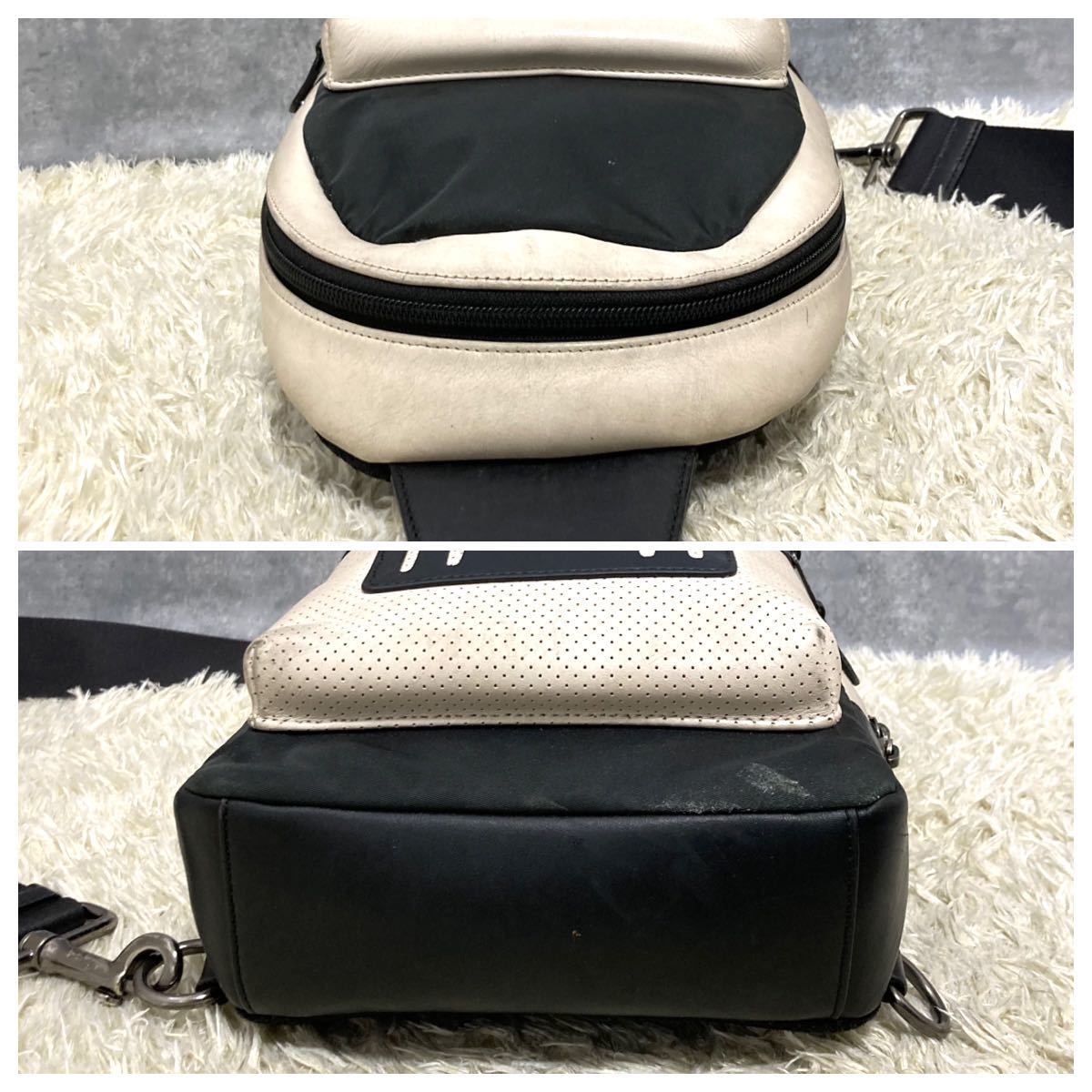 1円〜 コーチ COACH ショルダーバッグ ボディバック レザー 本革 