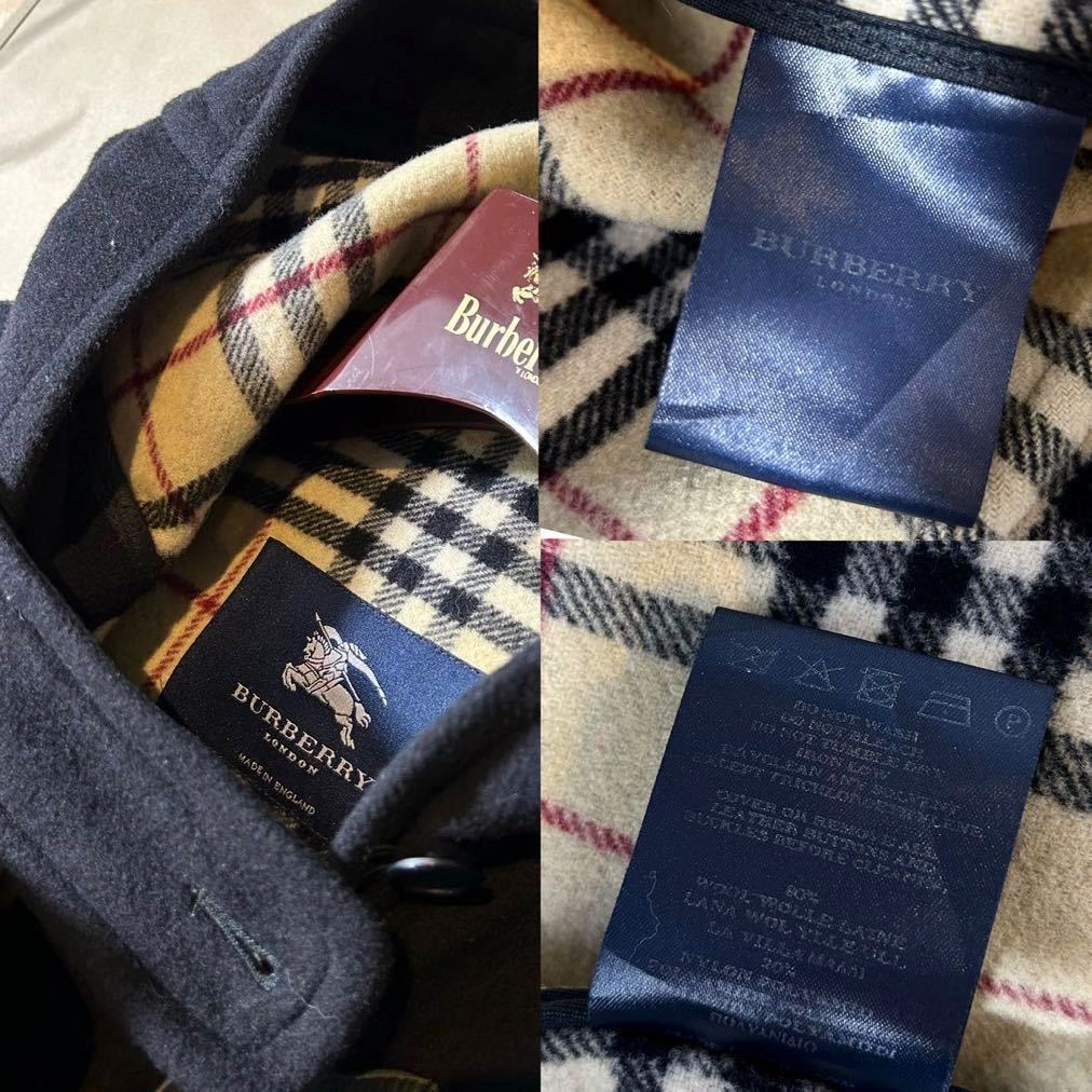 参考価格15万○超美品BURBERRY LONDON☆ウールダッフルコート☆英国