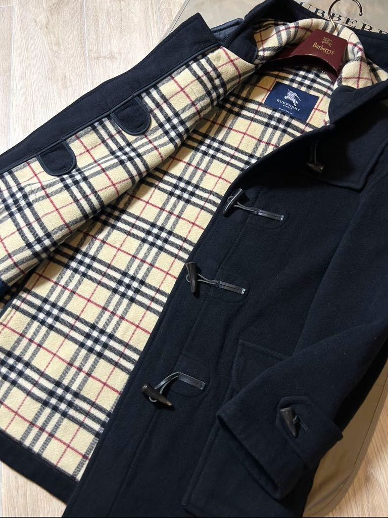 参考価格15万○超美品BURBERRY LONDON☆ウールダッフルコート☆英国