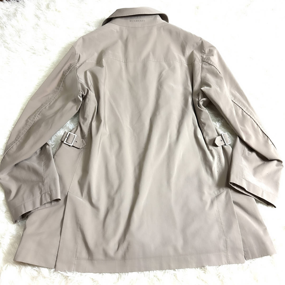 未使用級2way!BURBERRY LONDONステンカラーコートキルティングベスト 