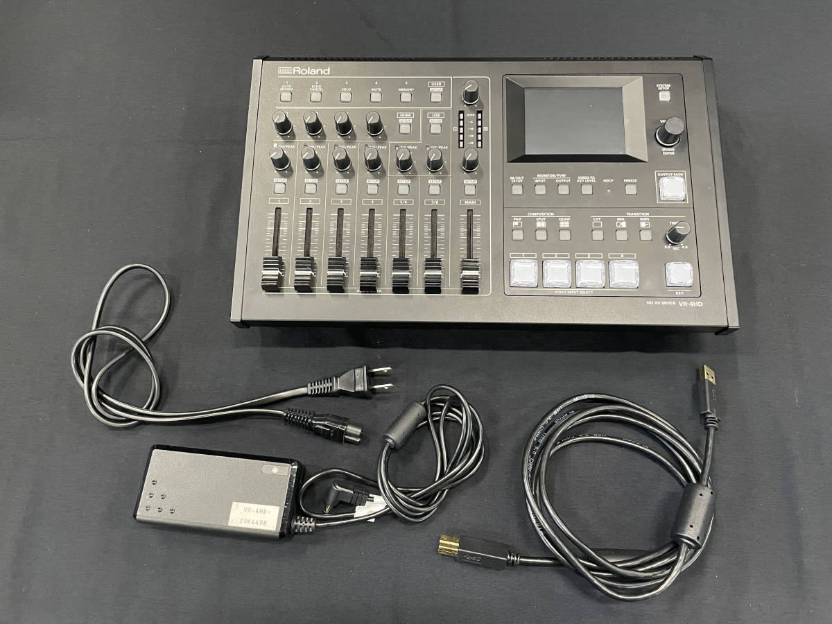 B-004] Roland VR-4HD HD AV ミキサー Roland VR-4HD | MIXER 島村 VR-4HD