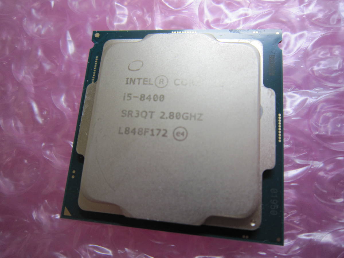 6981☆CPU Intel Core i5 8400 2.80GHZ SR3QT 動作品 Intel Core i5-8400