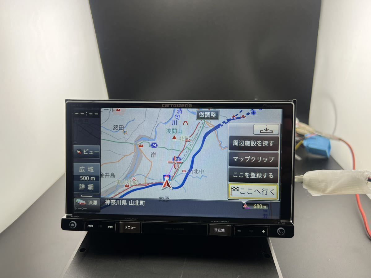即決★Pioneer カロッツェリア 楽ナビ AVIC-RZ03 iPod Dtv MSV 地図2014年度★動作品★チェックOK