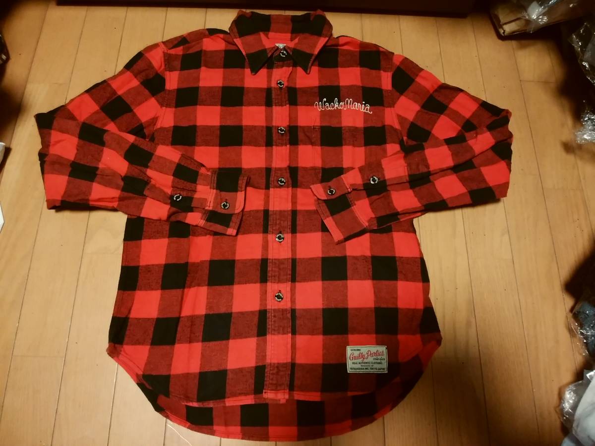 WACKO MARIA ワコマリア】バッファローチェック柄ネルシャツM 日本製 