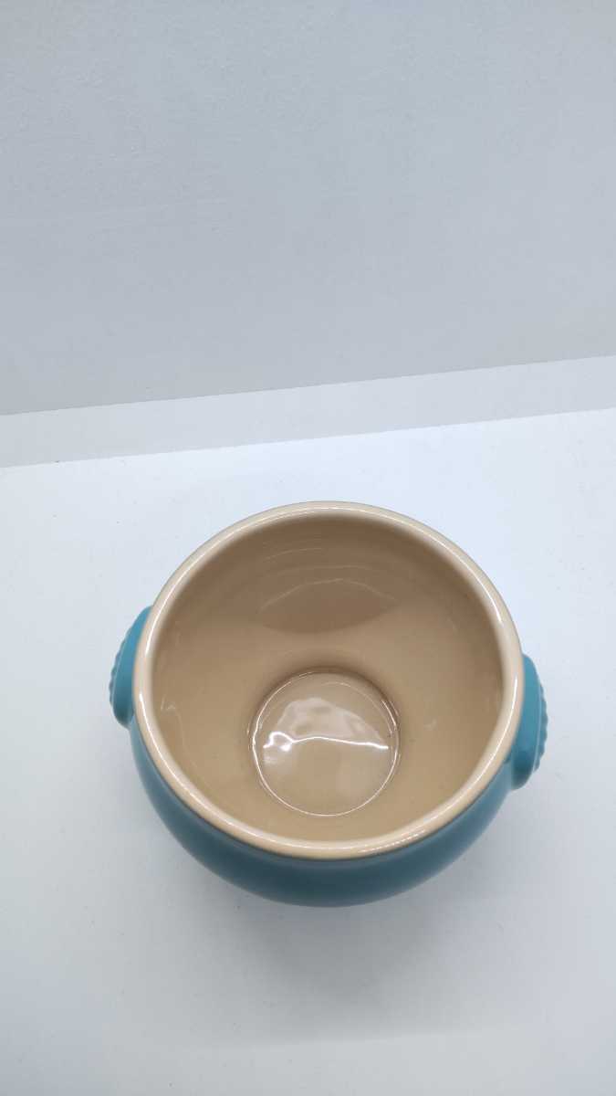 ルクルーゼ ヘリテージフレンチオニオン　スープボール・ライオンヘッドボール カリビアンブルー　0.6L_3