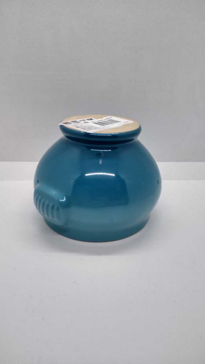 ルクルーゼ ヘリテージフレンチオニオン　スープボール・ライオンヘッドボール カリビアンブルー　0.6L_4