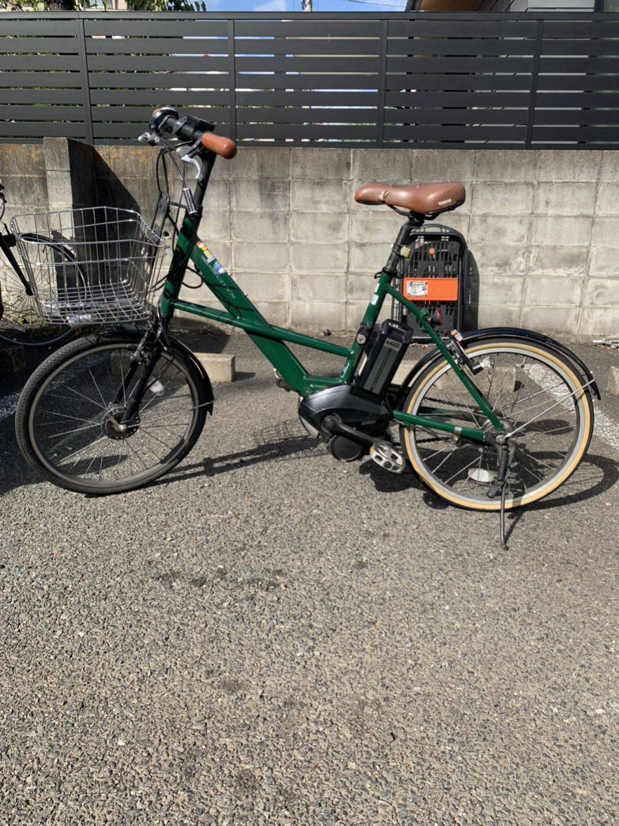 【川崎市直接引取限定】 YAMAHA PAS CITY-X グリーン 電動アシスト自転車 ヤマハ パス 20インチ 小径電動 電動自転車 走行確認済み 