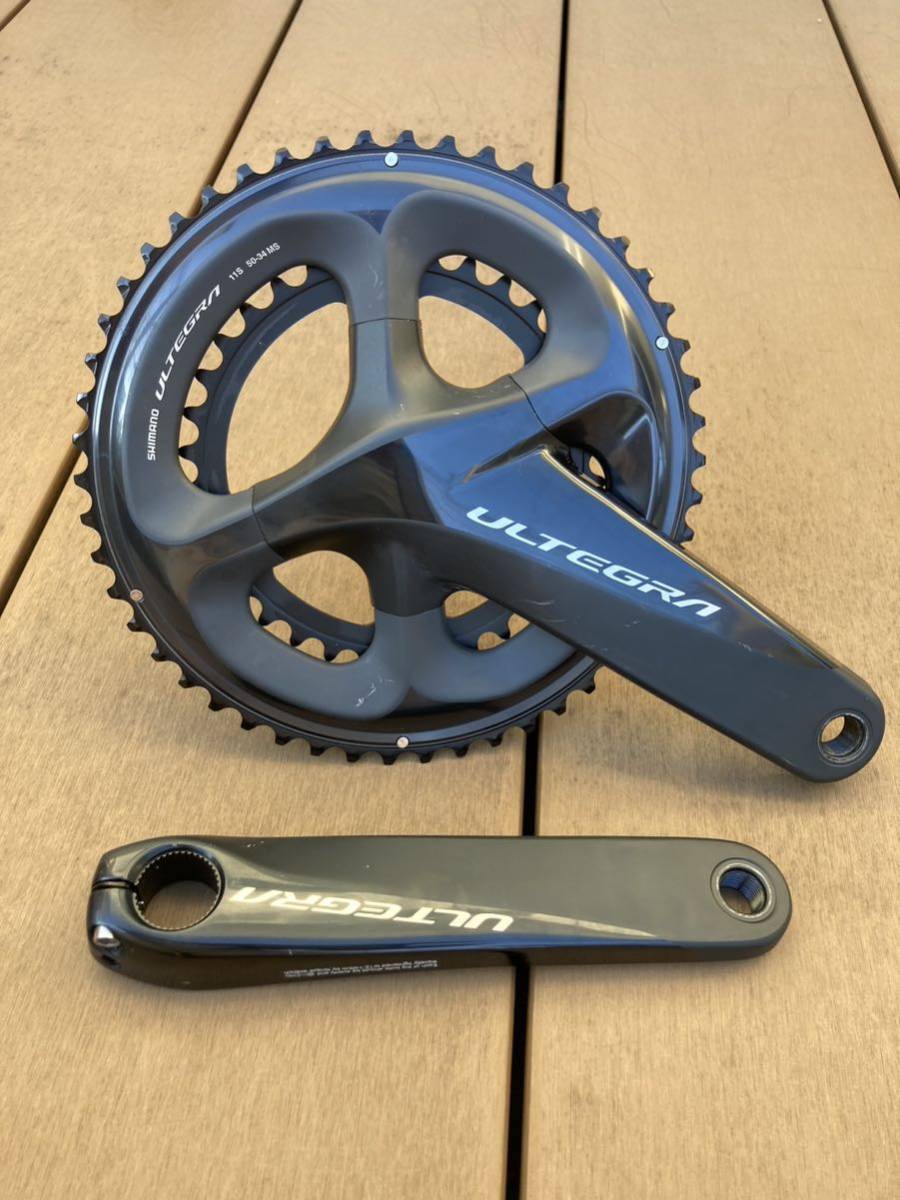 SHIMANO ULTEGRA FC-R8000 50-34 170mm使用浅い中古