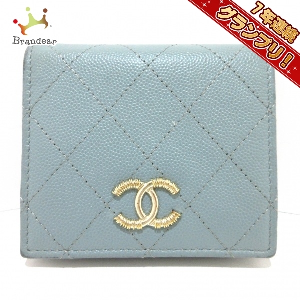 シャネル CHANEL 2つ折り財布 AP2511 マトラッセ，スモールフラップ 