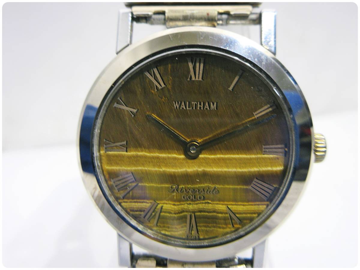 腕時計 WALTHAM ウォルサム riverside GOLD リバーサイドゴールド 