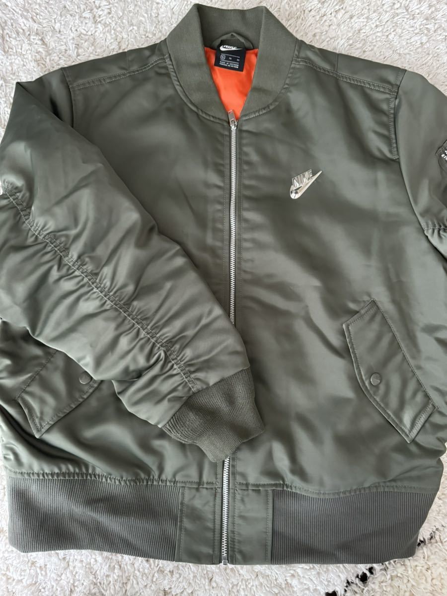 Nike MA-1 NIKEメンズ MA-1 フライトジャケット シルバー MA－1（カラー