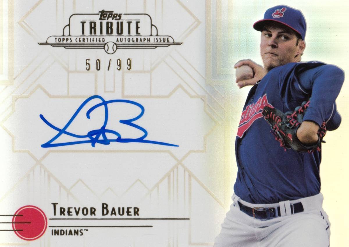 限定SALE，人気SALE トレバー バウアー 直筆サインカード 99枚限定 横浜DeNAベイスターズ 2014 TOPPS TRIBUTE TREVOR BAUER AUTO #検索 BBM EPOCH エポック(Topps)｜売買されたオークション情報、yahooの商品情報をアーカイブ公開 シングルカード