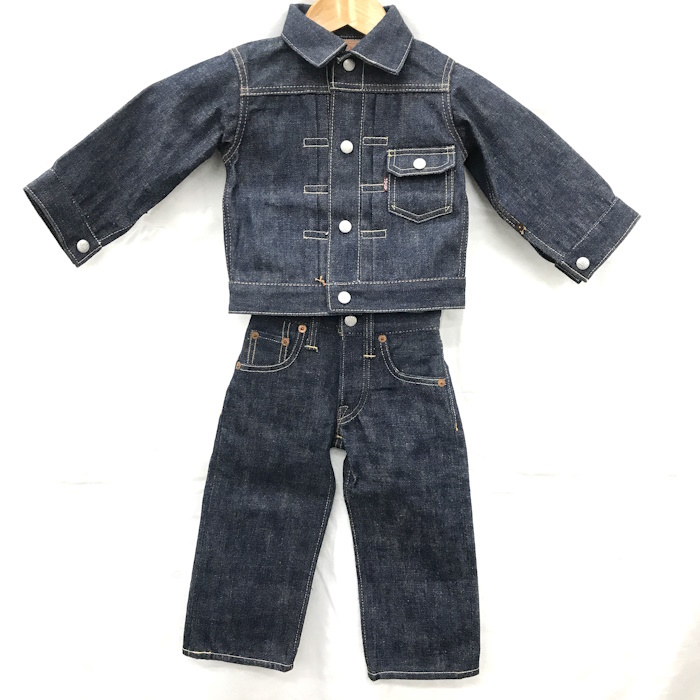 超美品 JOE McCOY デニムジャケット デニムパンツ セットアップ Lot925B Lot905B W18 L14 AGE1 [jgg]