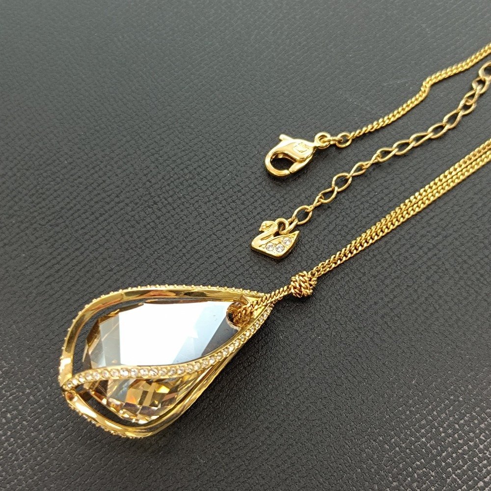 1円 SWAROVSKI スワロフスキー ネックレス イヤリング カラーストーン 