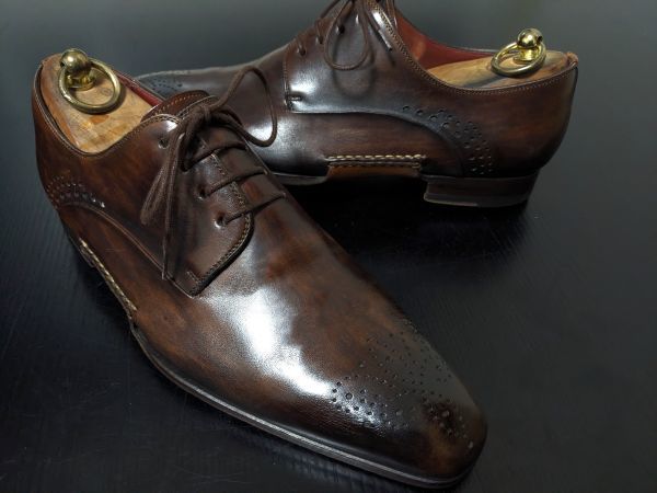 美品 使用回数少 マグナーニ 38 MAGNANNI オパンケ メダリオン