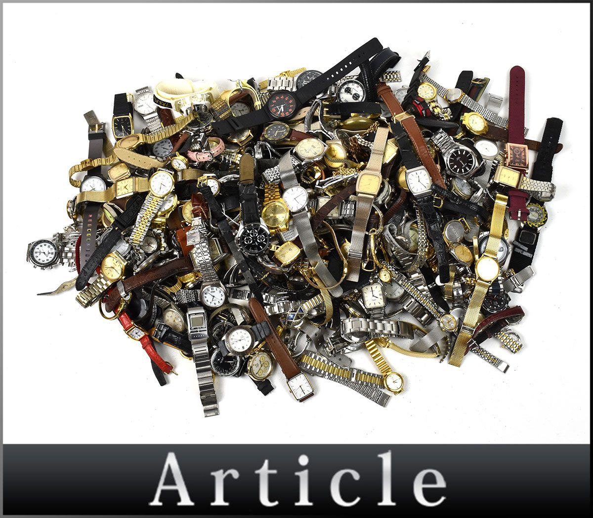 160079〇 動作未確認 ジャンク 腕時計 300本まとめ SEIKO セイコー CASIO カシオ CITIZEN シチズン 他 ノーブランド 部品取り/ D