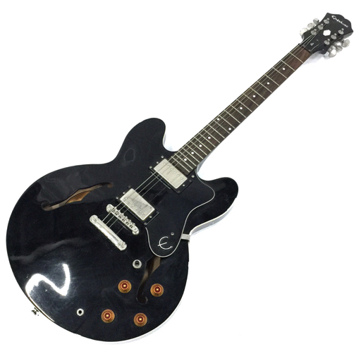 エピフォン ドットEB セミアコギター ホロウボディ ブラック 弦楽器 Epiphone Epiphone エピフォン セミアコ ホロウボディ・タイプ バイオリンベース VS|ハードオフ公式通販