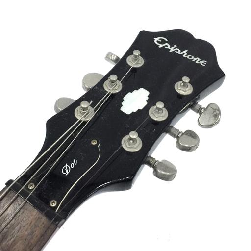 エピフォン ドットEB セミアコギター ホロウボディ ブラック 弦楽器 Epiphone Epiphone エピフォン セミアコ ホロウボディ・タイプ バイオリンベース VS|ハードオフ公式通販