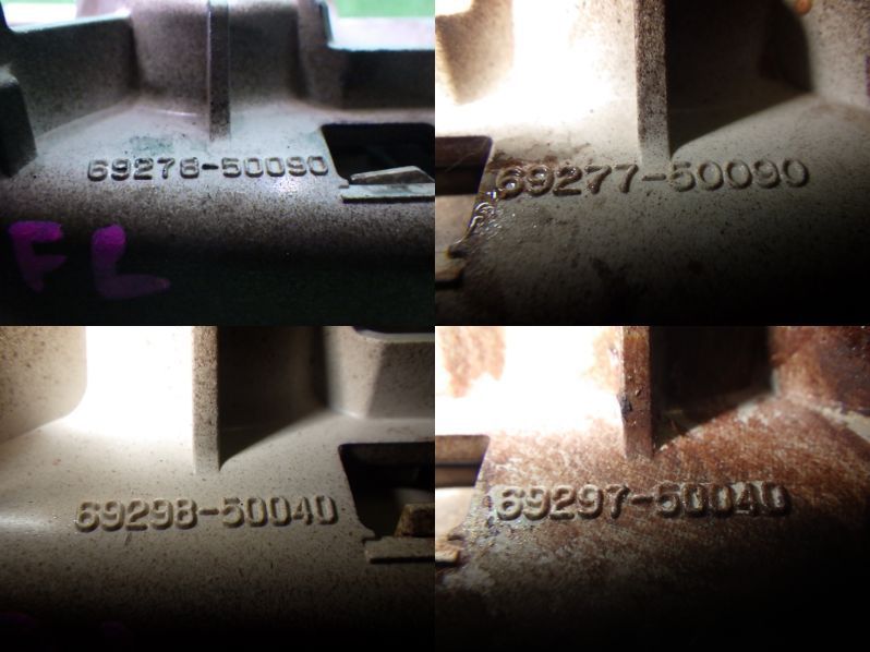 レクサスLS460[USF40前期]インナーハンドル 木目 ウッド レクサス