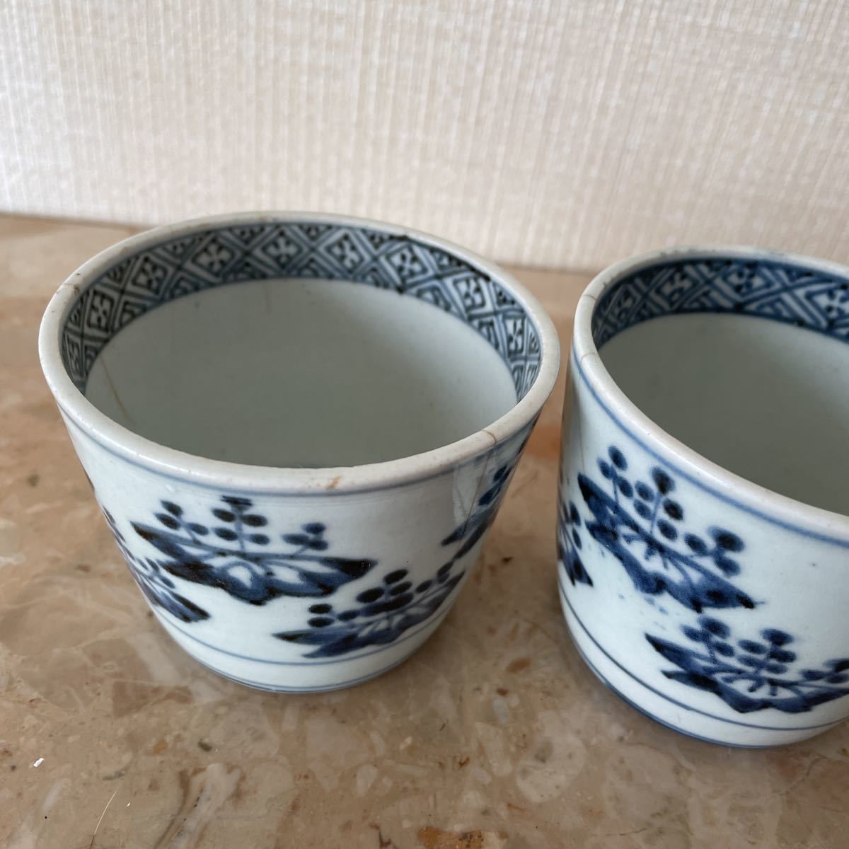 古伊万里 染付 桐に蝶図 蕎麦猪口 江戸後期 気になる一品 リターンズ