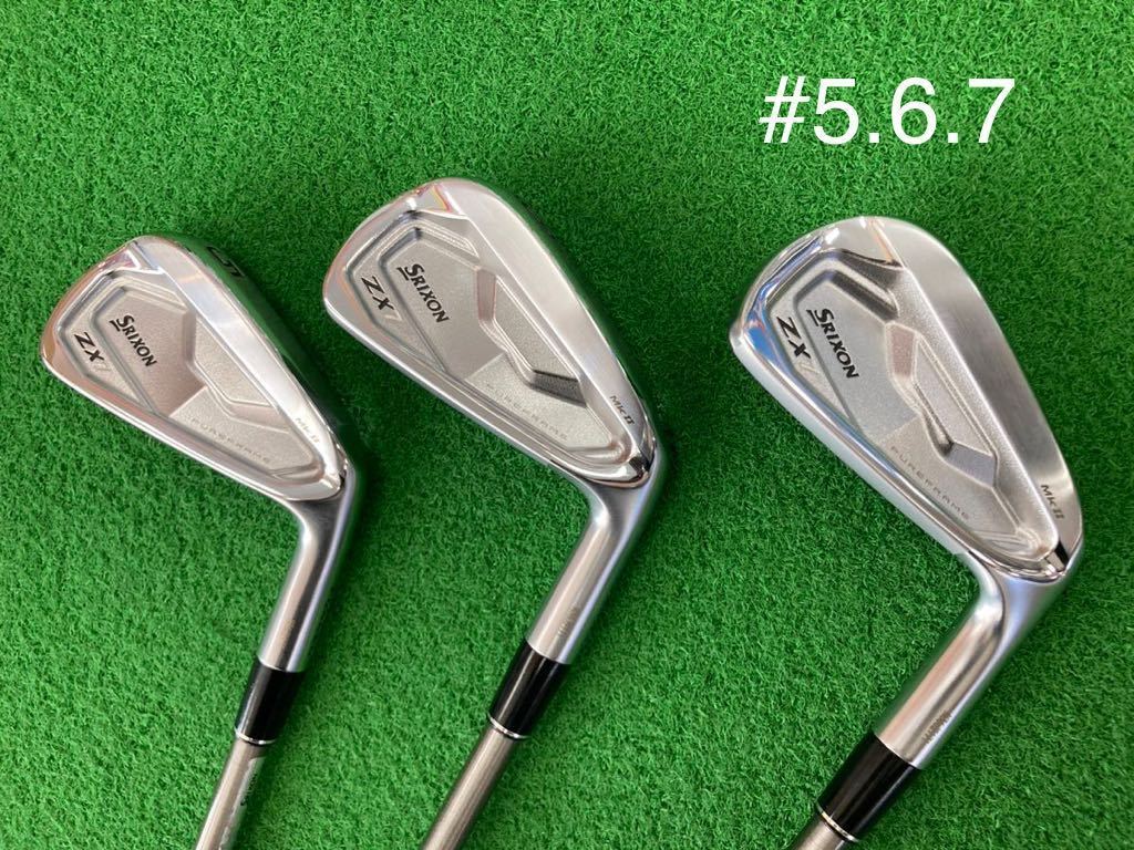 希少スペック 綺麗め SRIXON ZX7 Mk2 アイアン #5-Pw 6本セット 