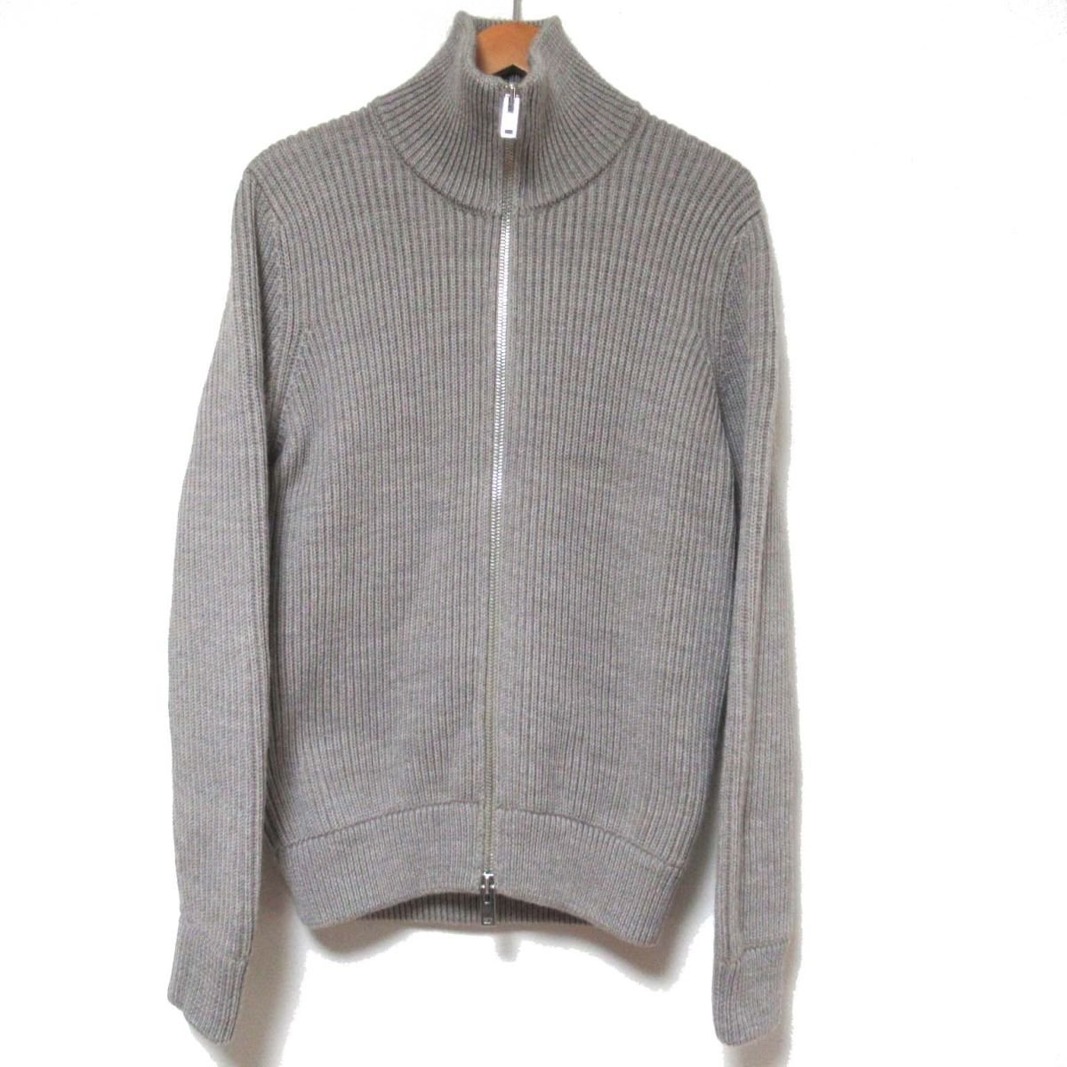 美品 MARTIN MARGIELA 14 マルタンマルジェラ 長袖 ウール ジップ 