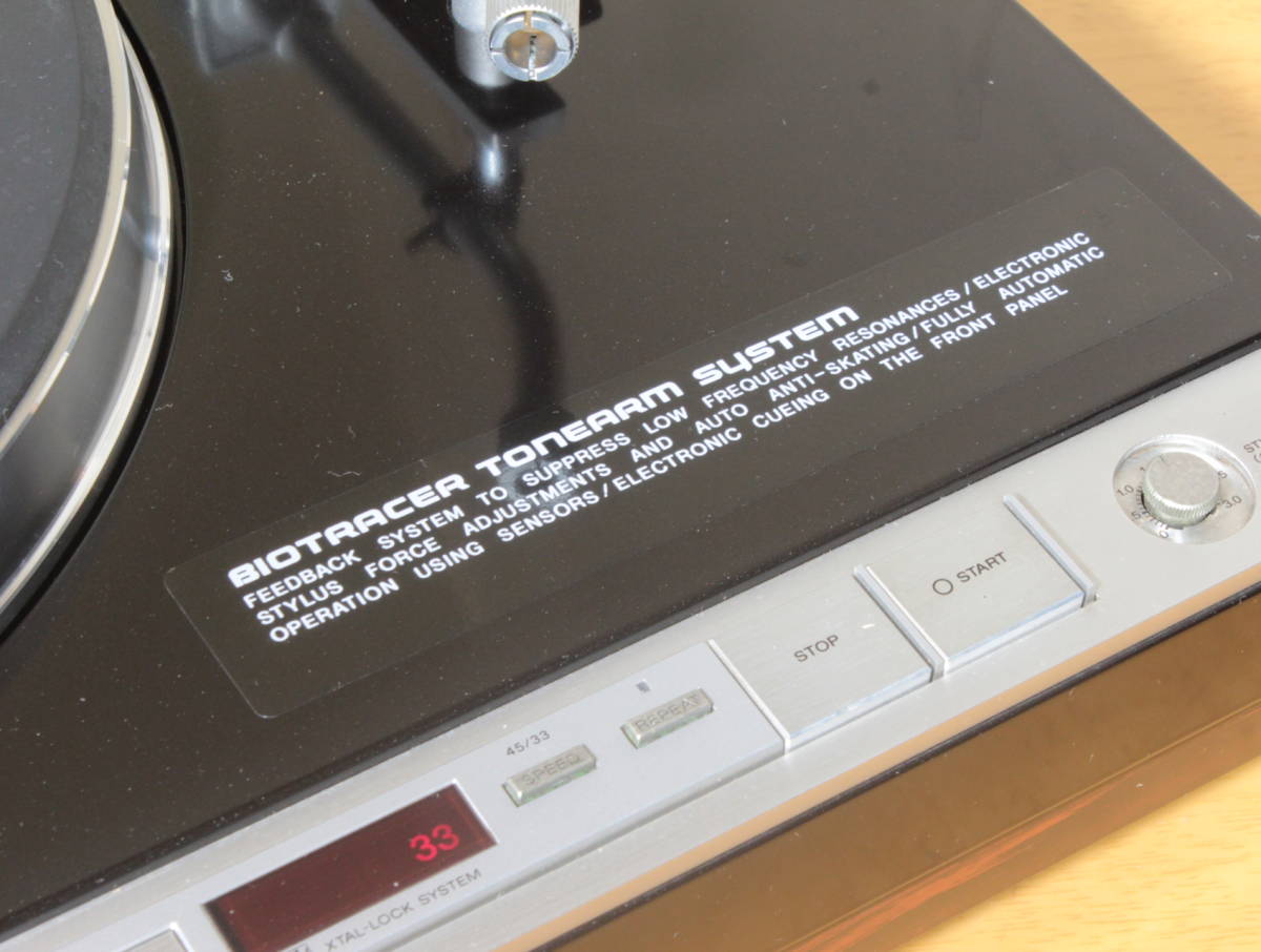 動作良好 【 SONY PS-X75 】 クォーツロック フルオート ターン 