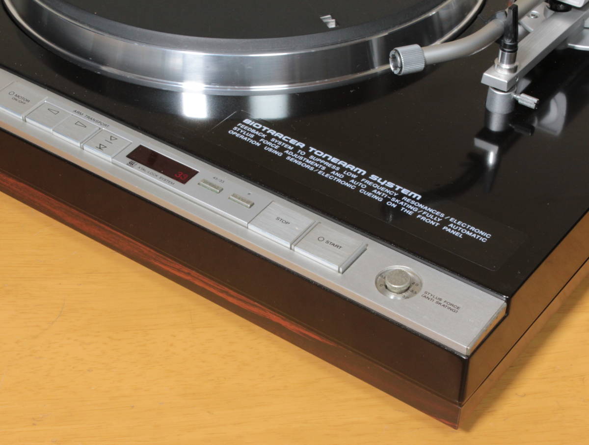 動作良好 【 SONY PS-X75 】 クォーツロック フルオート ターン 
