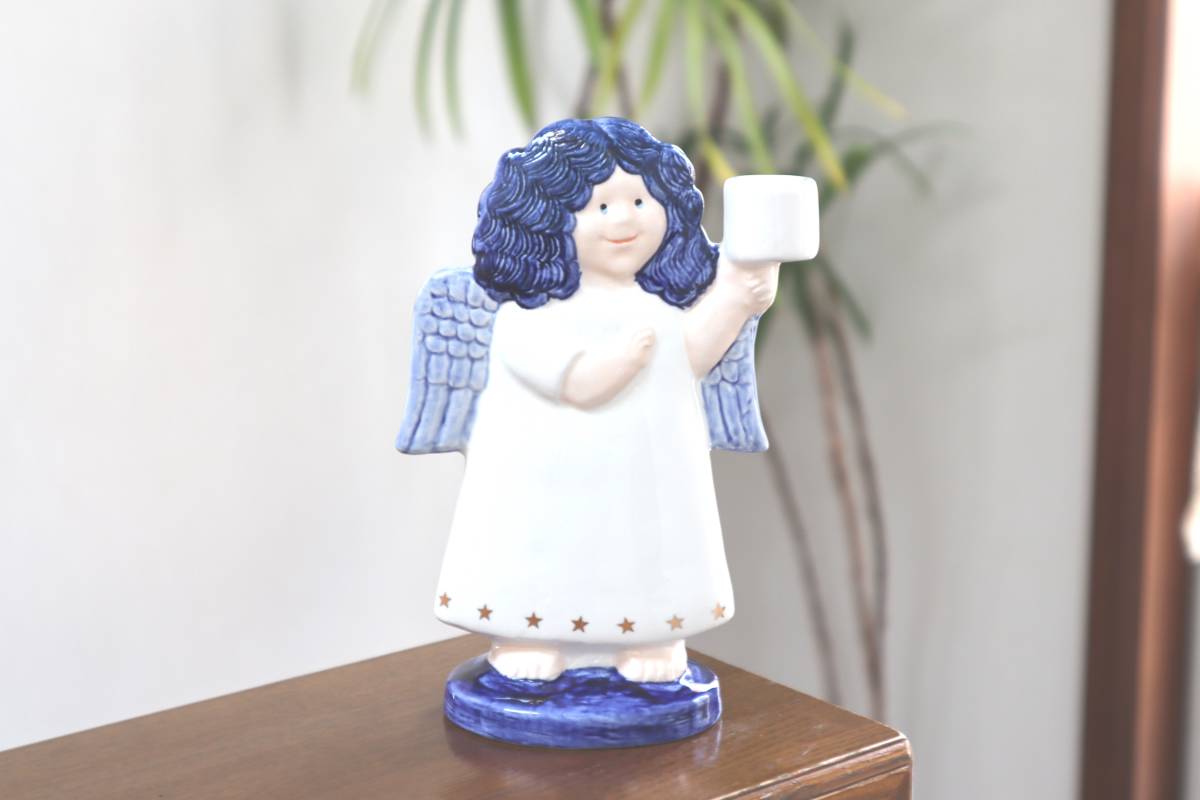 Weihnachtクリスマス キャンドル ヴィンテージ☆小さな翼の天使 