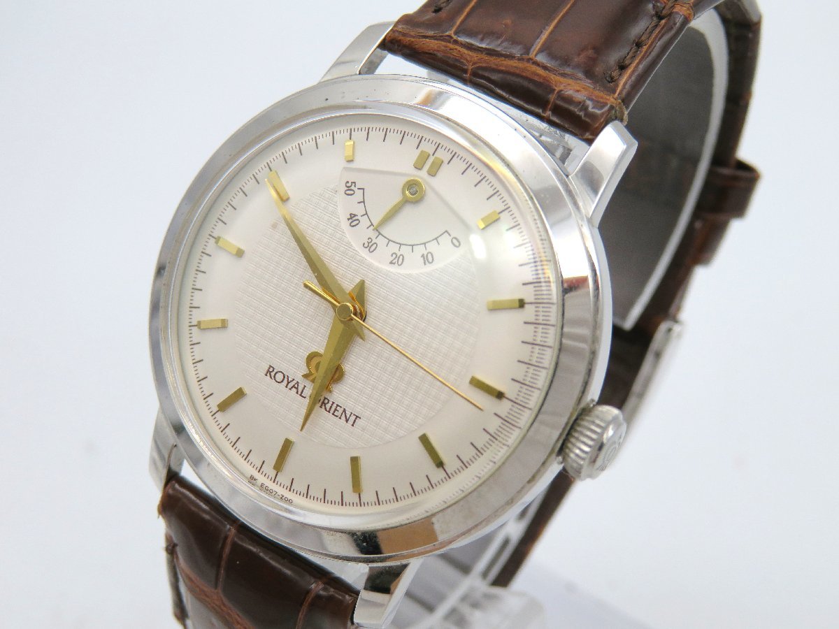 ◇1円◇稼働◇ オリエント WE0021EG ロイヤルオリエント シルバー 手 