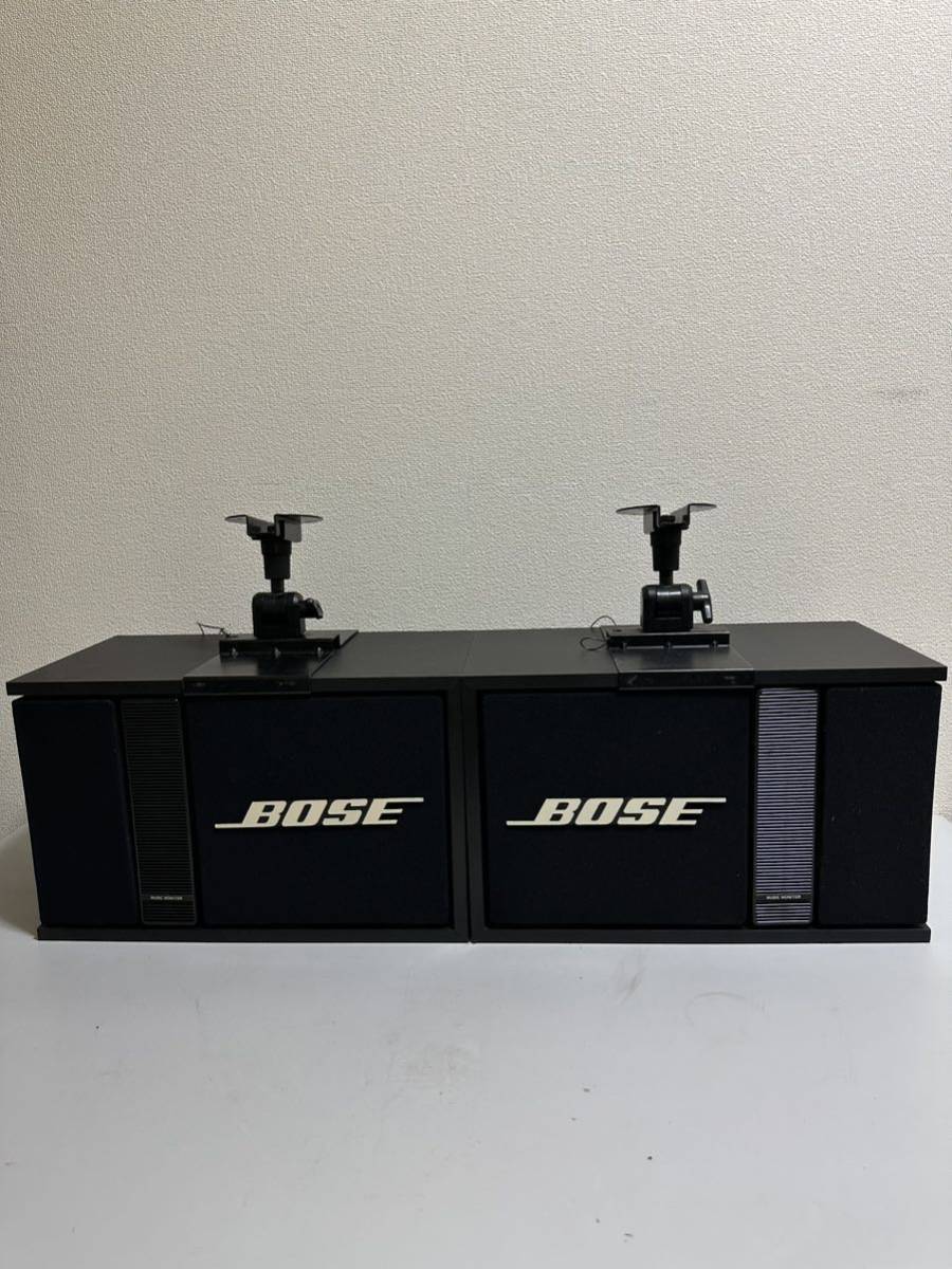 BOSE 301 MUSIC MONITOR Ⅱ スピーカー 金具付き 2台セット 音出し