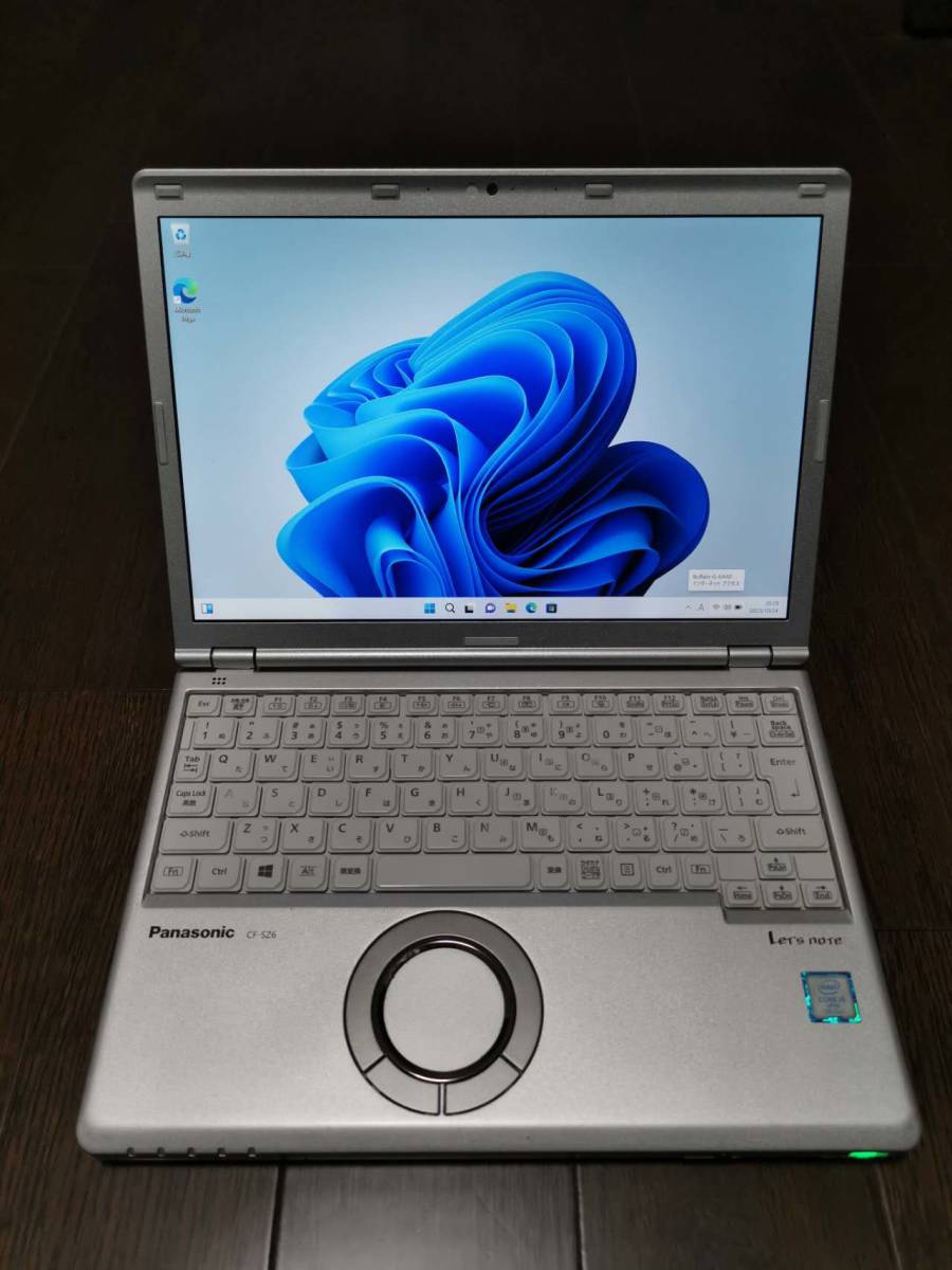 液晶美品Panasonic CF-SZ6/第7世代i5-7300U/メモリ8GB/m.2SSD/Windows11 Pro/Office2021 Pro/解像度1920×1200/Wi-Fi/Webカメラ/USB