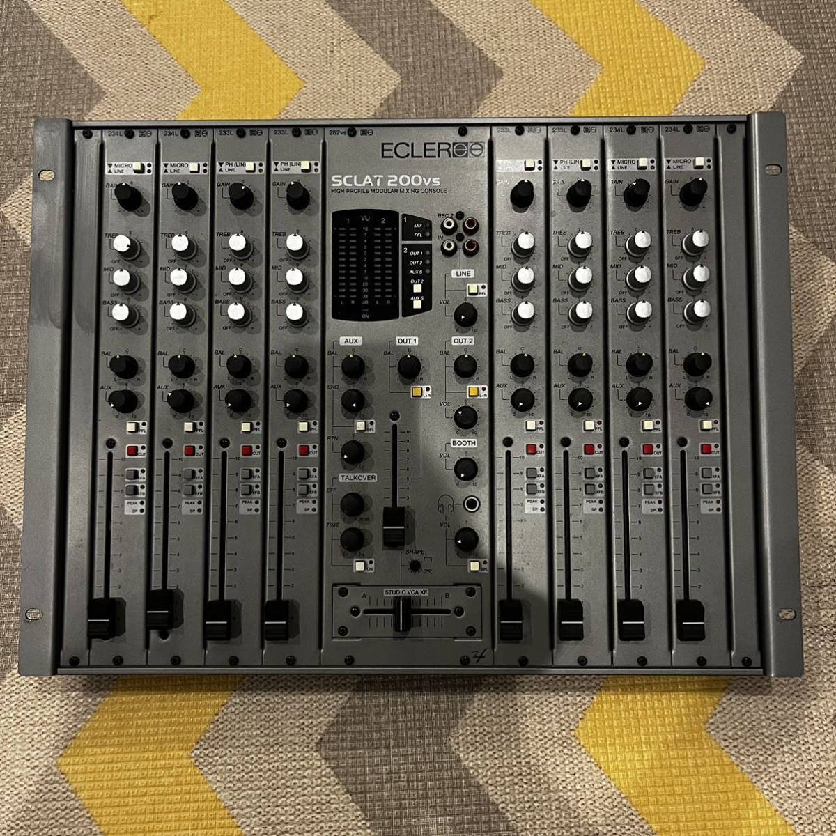 Ecler DJ Mixer SCLAT200vs/8 8ch アナログDJミキサー_1