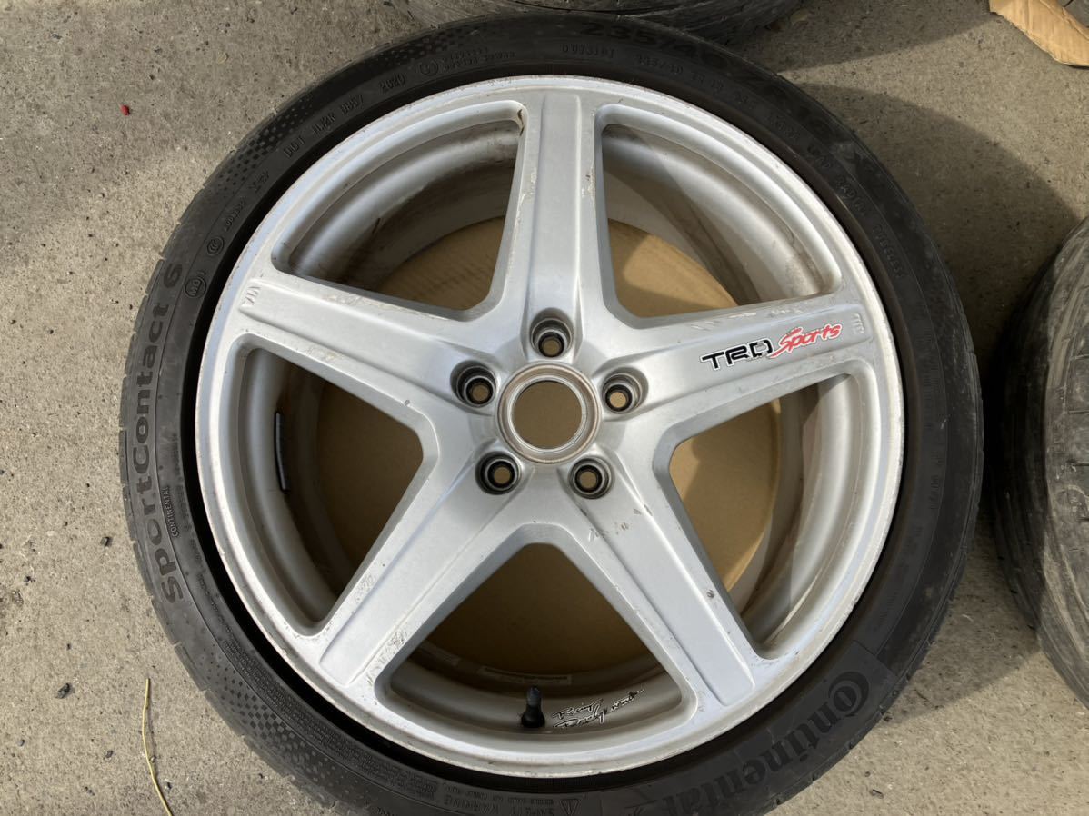 希少 TOYOTA トヨタ TRD sports ホイール 18インチ 8.5j +45 9.5j +45 