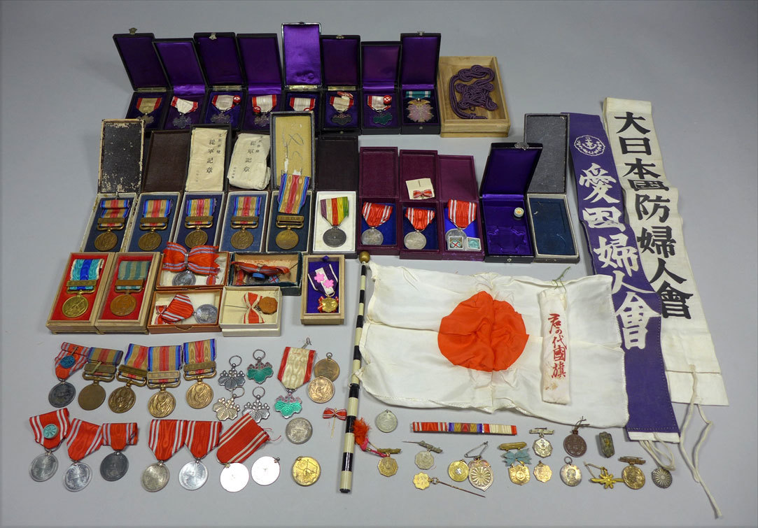 勲章 旧日本軍 記章 陸軍航技二等兵 勲章勲記 明治三十七八