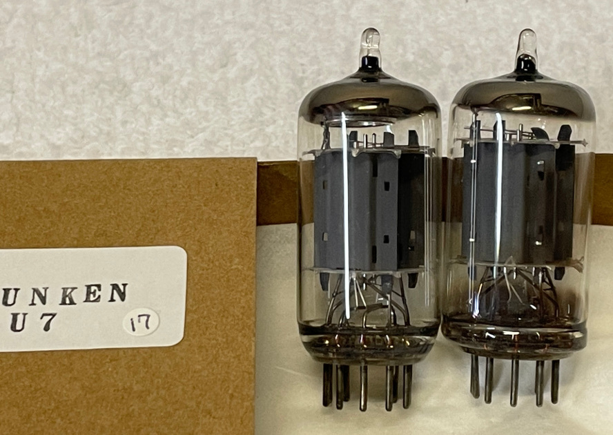 Telefunken 刻印マーク ◇ ECC82 12AU7 2本 その17