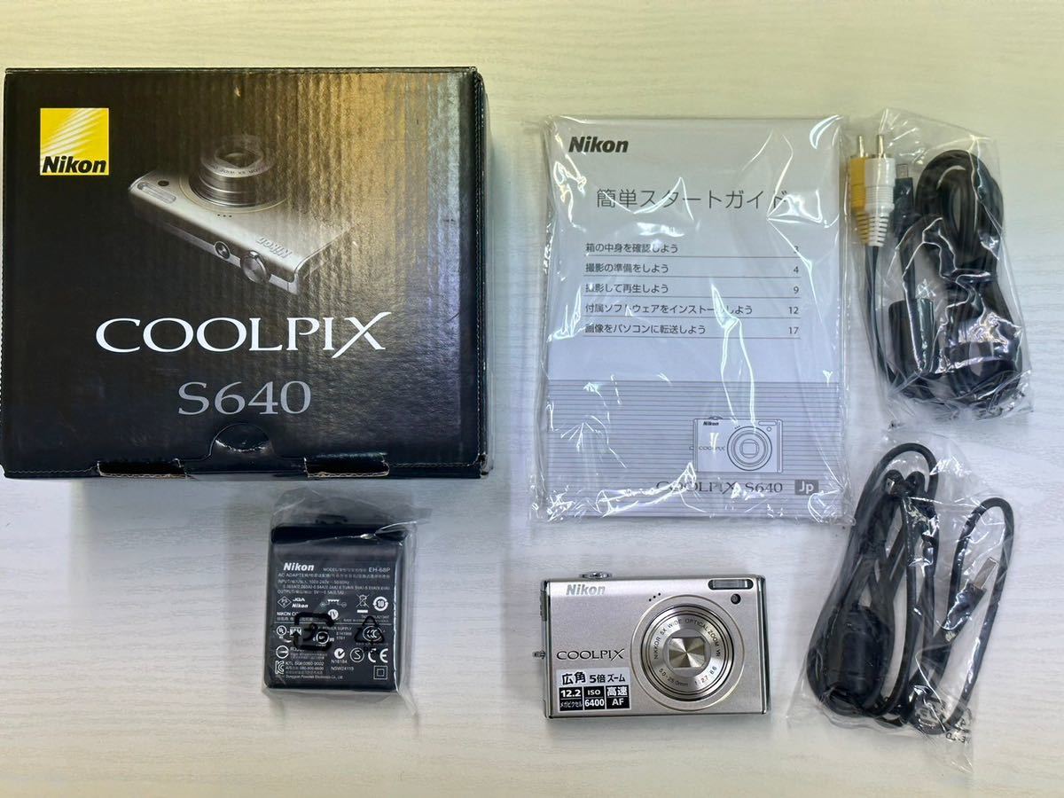 送料無料，新作】 美品 Nikon ニコン COOLPIX クールピクス S640