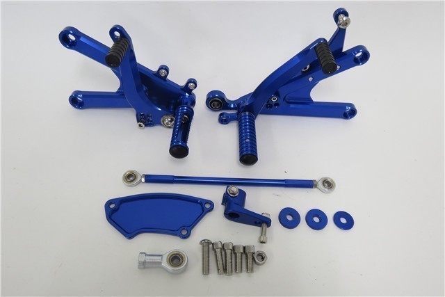 TZR250R 3XV 91- CNC 調整式 バックステップ 青 TZR250R 3XV CNC