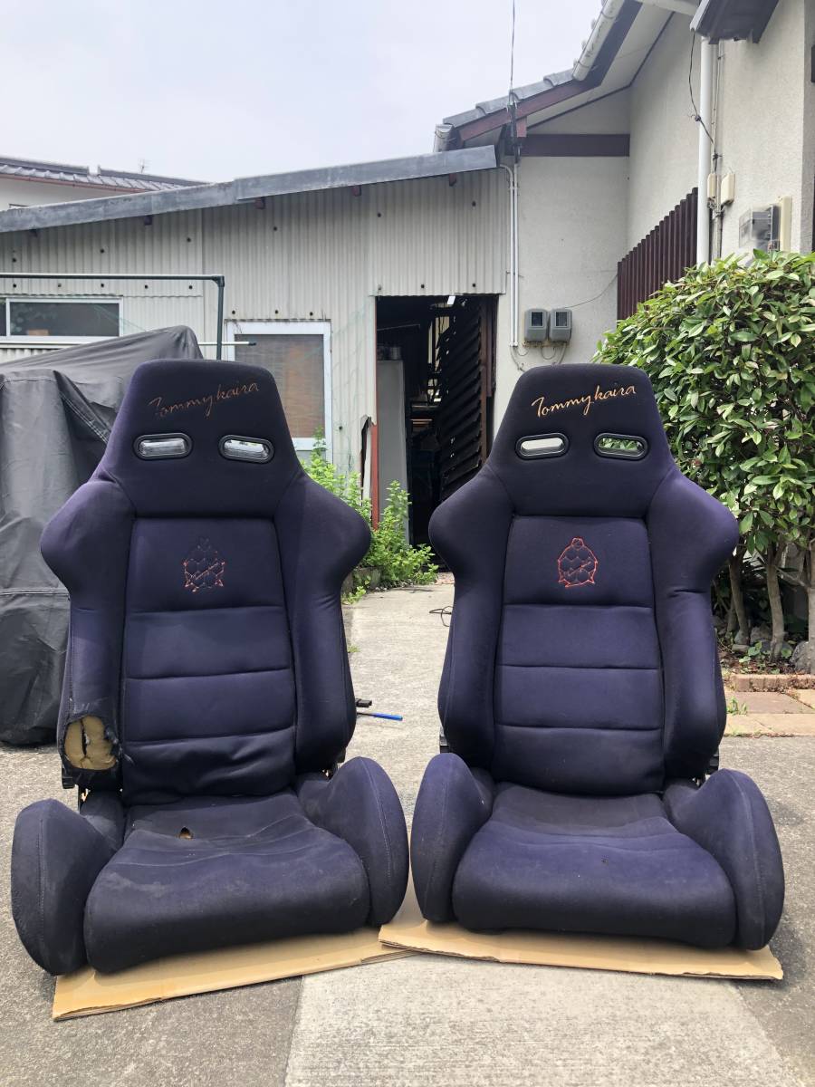超貴重なレアものです　トミーカイラ　シート　セミバケット　ジャンク扱い　　★送料無料★ RECARO トミーカイラ レカロ トミーカイラモデル 底止め(本体 ブリッドのスーパーセミバケットシートのフラッグシップモデル