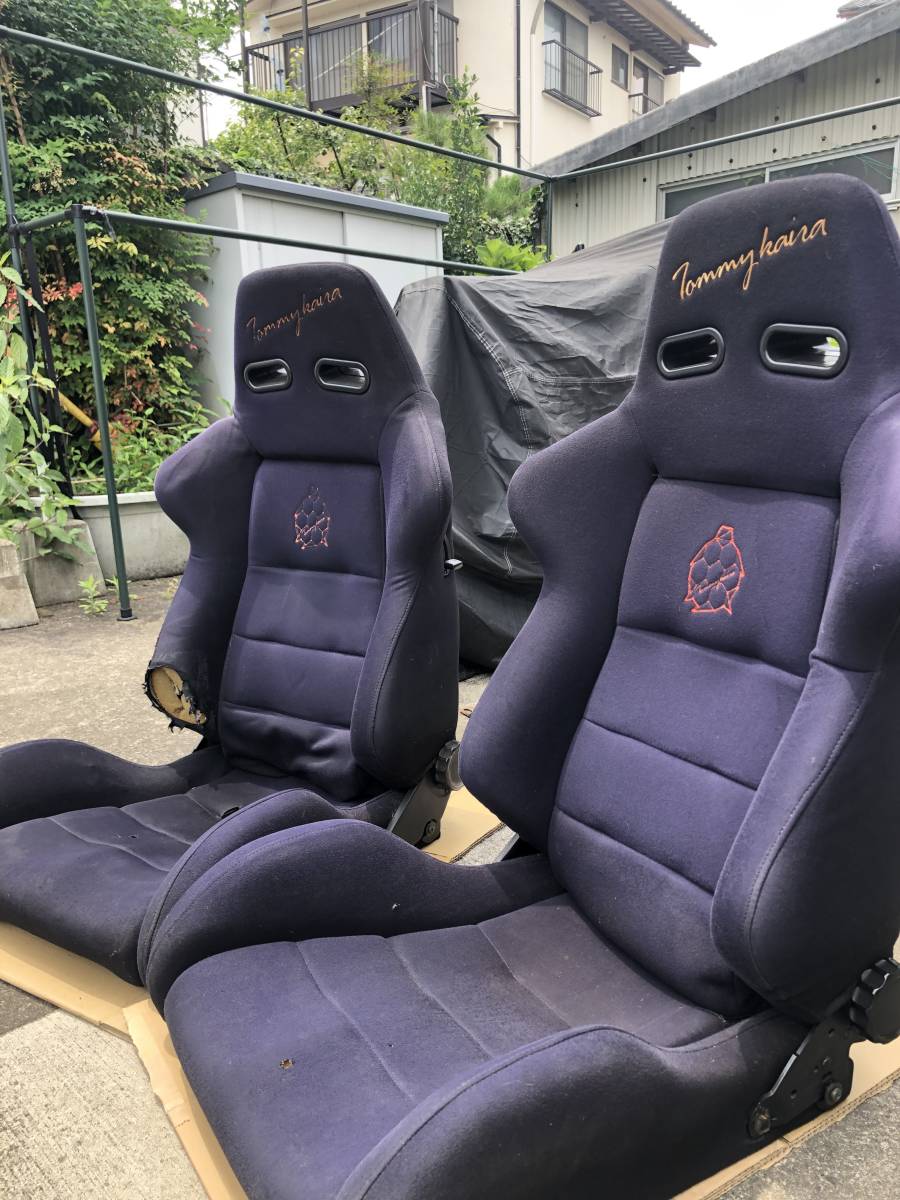 超貴重なレアものです　トミーカイラ　シート　セミバケット　ジャンク扱い　　★送料無料★ RECARO トミーカイラ レカロ トミーカイラモデル 底止め(本体 ブリッドのスーパーセミバケットシートのフラッグシップモデル