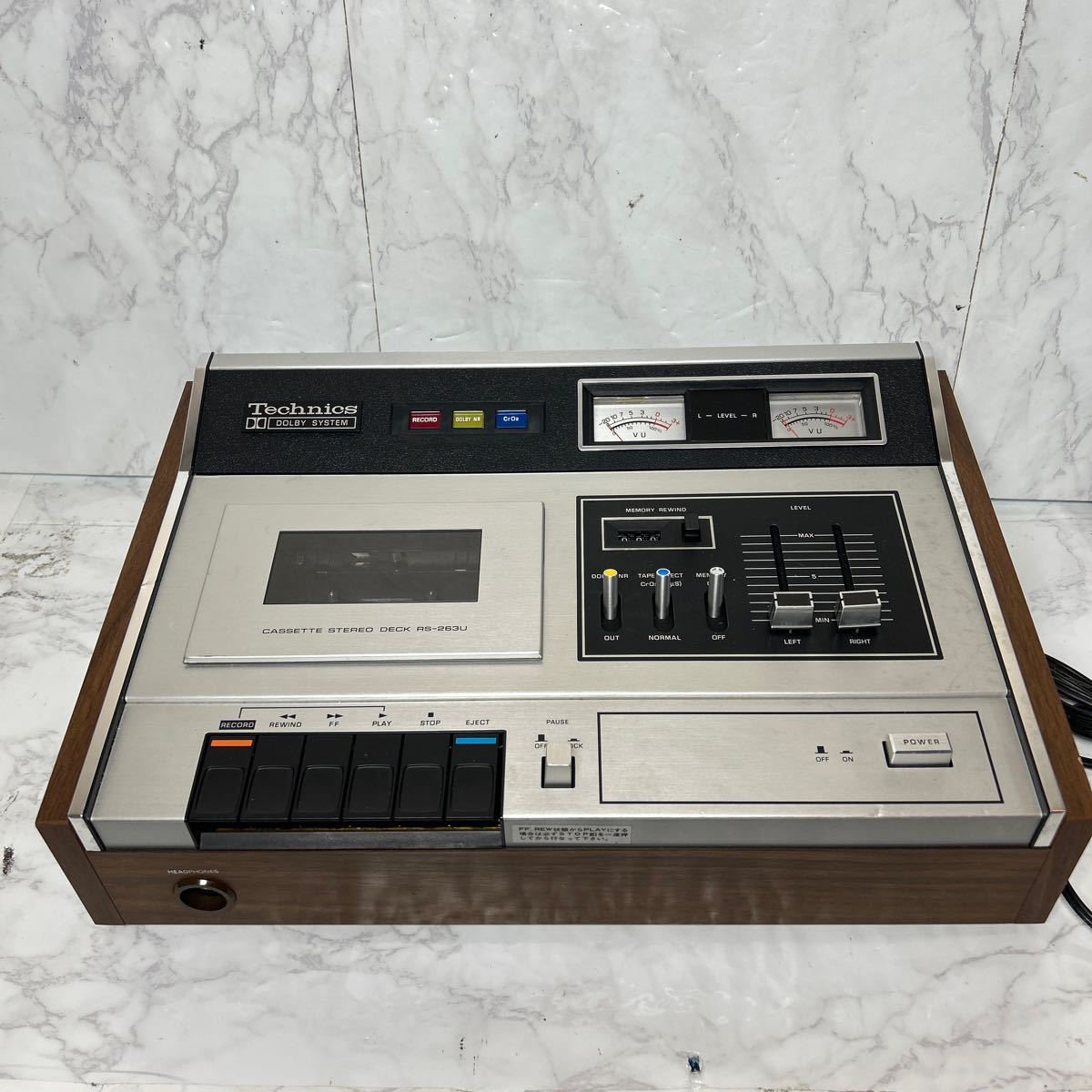 ☆ジャンク品☆Technics ステレオカセットデッキ RS-AZ7