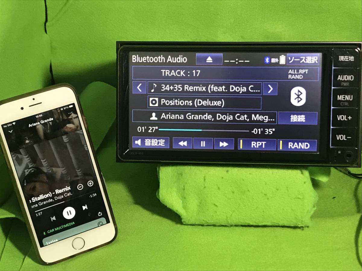 セキュリティロック解除済 NSCN-W68 トヨタ純正ナビ Bluetooth対応