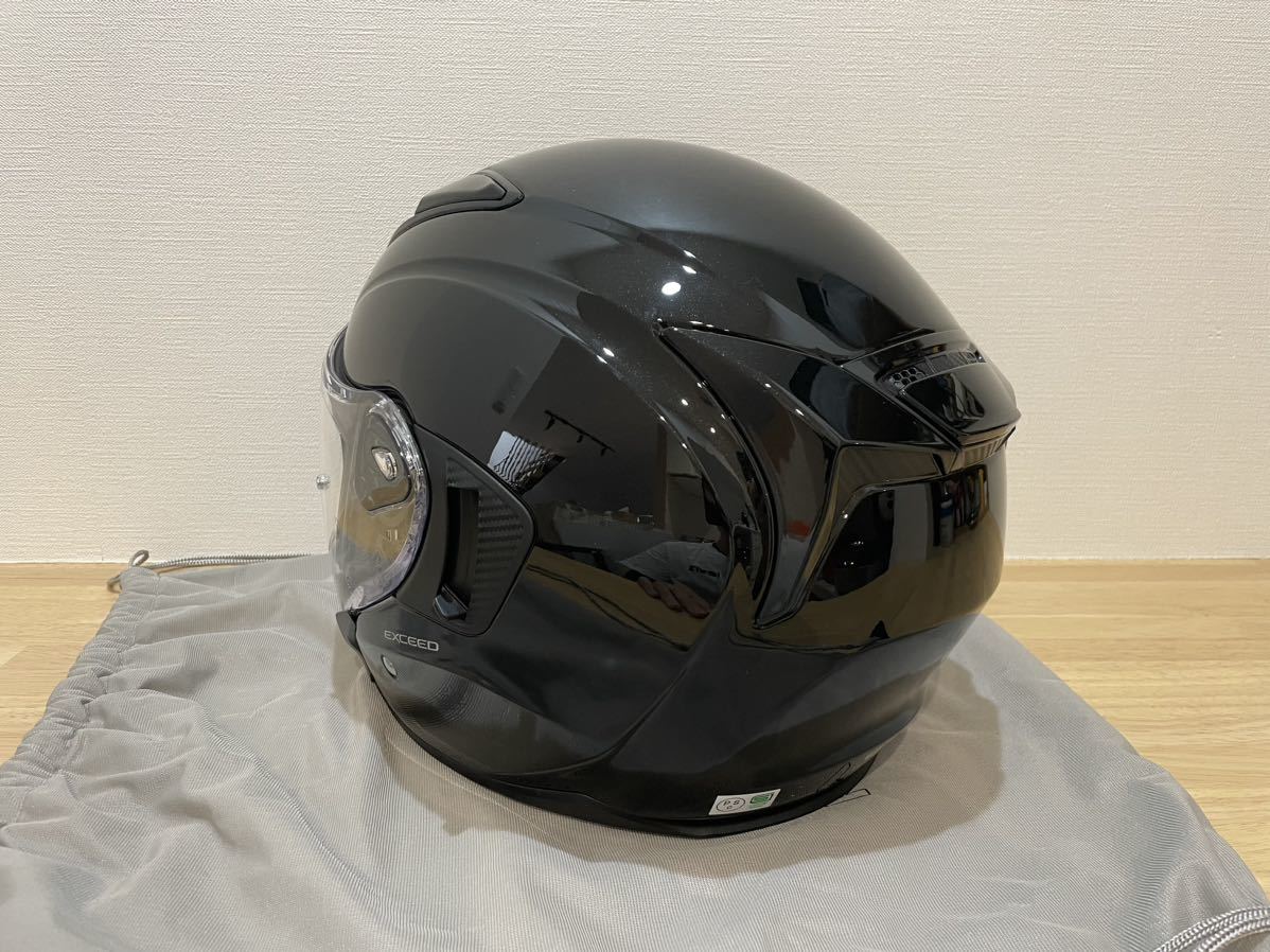 KABUTO ジェットヘルメット EXCEED エクシード　ブラックメタリック OGK オープンフェイス XL_2