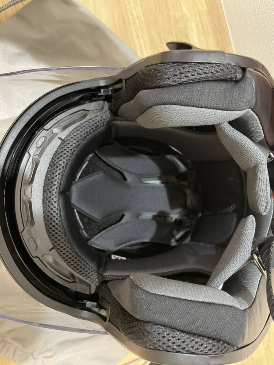 KABUTO ジェットヘルメット EXCEED エクシード　ブラックメタリック OGK オープンフェイス XL_7