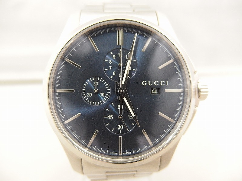 期間限定セール グッチ GUCCI Gタイムレス/クロノグラフ/クオーツ/腕時計 YA126723