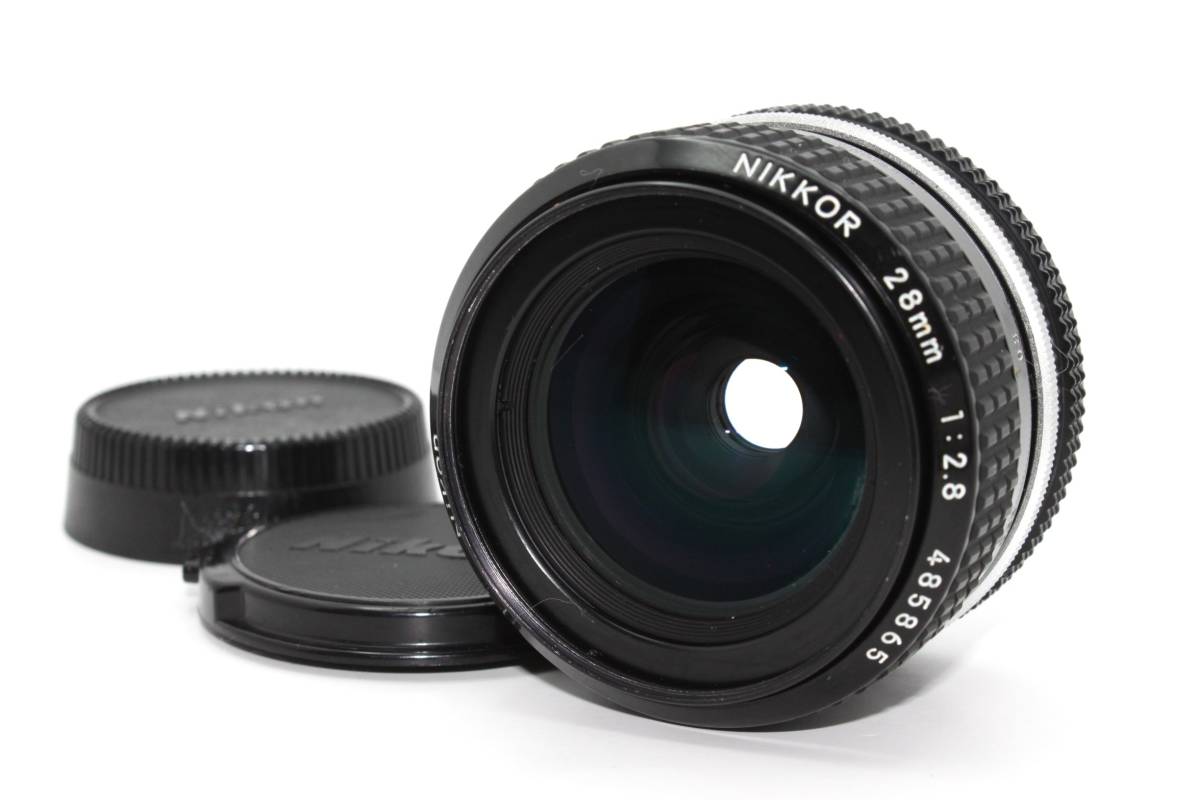 ☆外観極上☆ニコン NIKON Ai NIKKOR 28mm F2.8 オールドレンズ L350