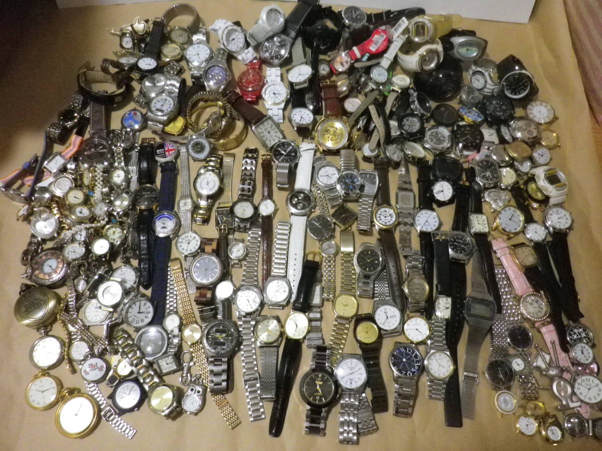 ジャンク時計200個以上まとめて◇動作未確認 SEIKOセイコーCITIZEN