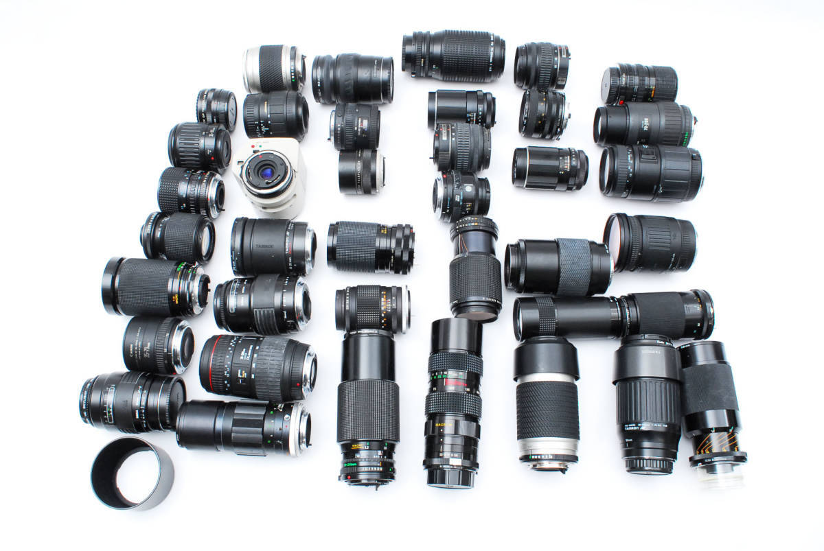 ジャンク まとめて 大量 色々 フィルムカメラ レンズ39個 #1983389