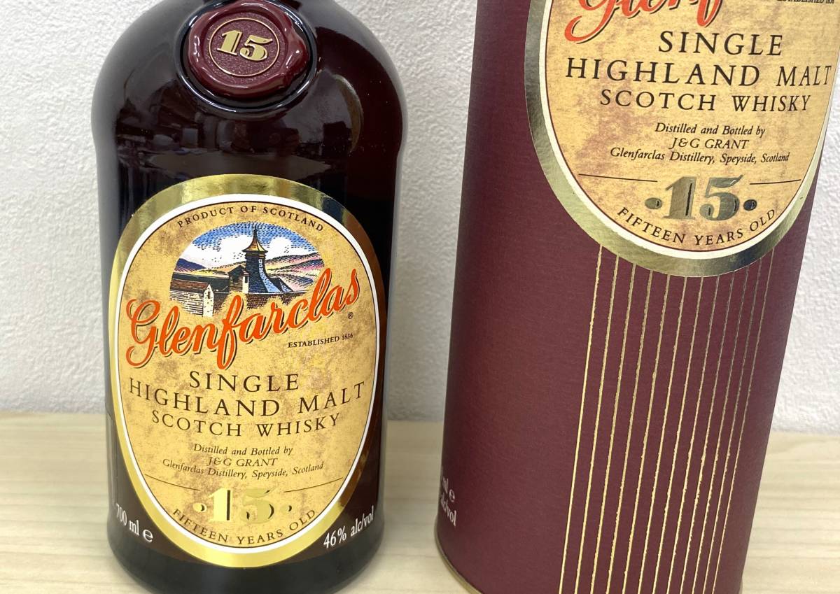 3060】グレンファークラス Glenfarclas 15年 旧ボトル 700ml スコッチ 
